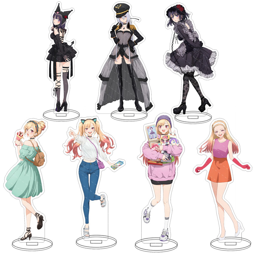 Anime Merchandise Toys - حامل أكريليك للأنمي بطول 16 سم،