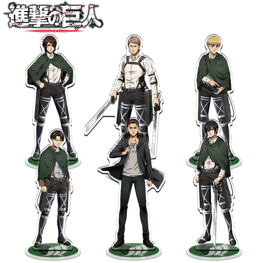 Anime Merchandise Toys - مجسم أكريليك أنمي هجوم العمالقة، نموذج